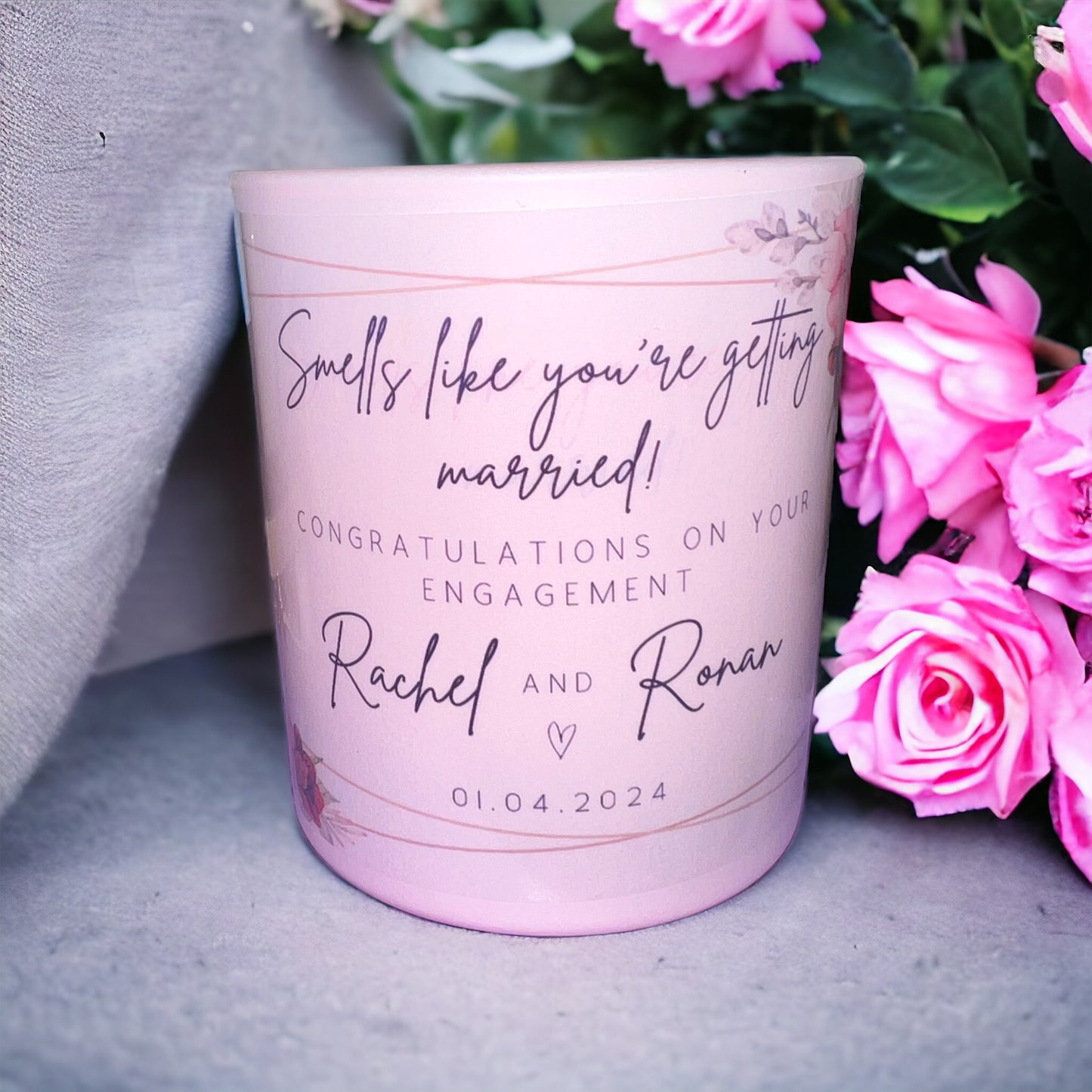 Personalised Soy Wax Candle